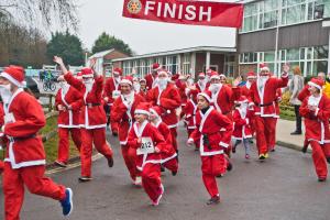 Our First Santa Fun Run