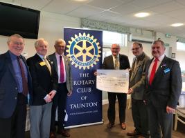 Taunton Rotary Club has provided over £7,000 of support to REMIT.