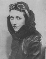 Amy in her flight gear