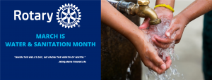 March is Water & Sanitation Month