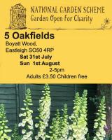 Garden Open for Charity National Garden Scheme