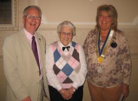 New Prestwick Rotary member Mary McCormack