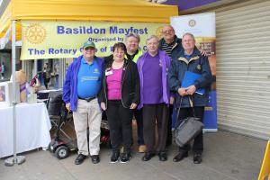 Basildon Concord Team enjoying the fruits of their work