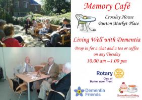 2015 - Rotary opens Memory Cafe in Burton
