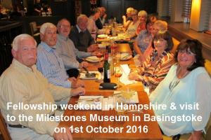 Fellowship weekend for members and partners 2016