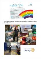 Thank you from the NHS frontline staff