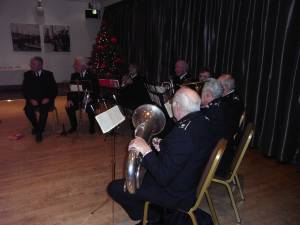 Salvation Army Band played Christmas Carols