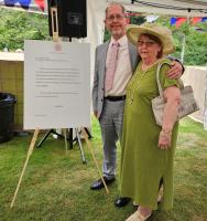 Nick and Beryl by the message from King Charles III