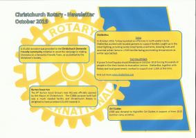 Christchurch Rotary Newsletter Oct-Dec 2019