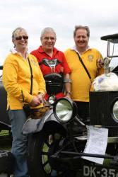 Our District Governor with Show organisers Alicia and Norman Goodey