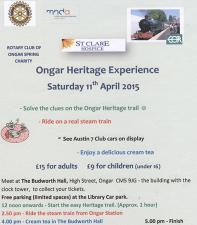 Poster for the Heritage event