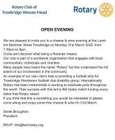 Open Evening 31 March 2025