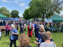 The fair well under way