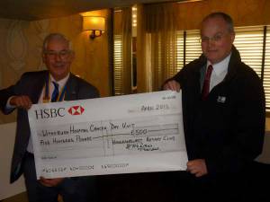 Presentation to Withybush Cancer Day Unit Appeal