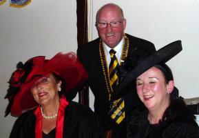 President Alistair Entertaining Ladies at Lanimer Lunch