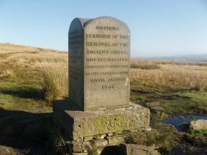 Pilgrims Cross - Holcombe Moor