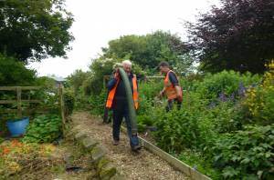 President Paul Steele working with Sewage Tanker driver