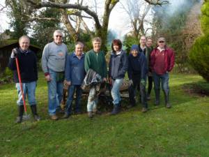 Gardening at Pusey House