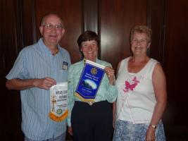 John Goodearl visits Rotary Clubs in Canada, August 2012