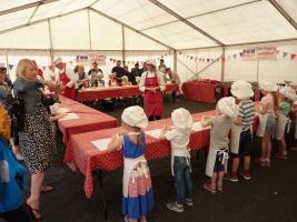 Christchurch Rotary and Bournemouth University support the Fun Kitchen and Learning Zone  - a huge success at Christchurch Food Festival