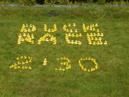 The Duck  Race at Betws- y- Coed  28th July 2013