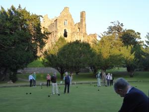 Bowling at Dirleton Castle