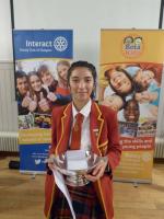 The Winner - Manaal Shah of  Craigholme School 