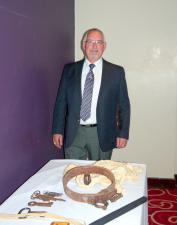 Ian with some of his prison artifacts!