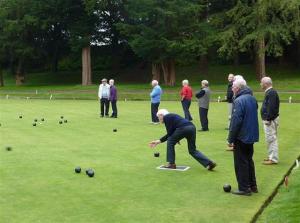 Bowling at Dirleton Castle