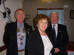 Patricia Law, President Trevor and proposer, Hon Sec Bill Rind