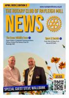 Club Newsletter for April 2025