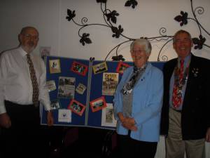 Charles Warner and Rosemary Aitchison with President Trevor