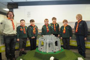 Highfield Cubs have been raising funds by selling bricks for the Logo Tower.  They will use this to help fund their trip the National Centennial Jamboree at Brownsea Island.