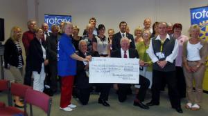 Community Service - Cheque Presentations 2013