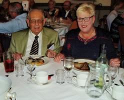 President Tony and Elizabeth at the Friday Night Dinner.