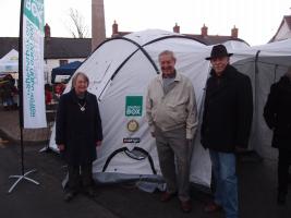 Rotary Shelter Box on Display