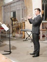 Corey Morris (Trumpet)St Mary's Church Music Scholar, (who played a very moving solo of 'Walking in the Air')