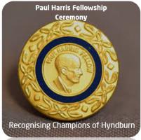 Paul Harris Fellowship Ceremony