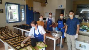 The food preparation team.