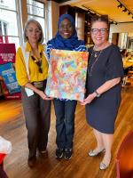 Artists for Peace Donate Paintings to Laptops for Ukraine