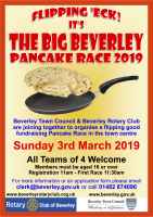 Beverley Charity Pancake Race 2019