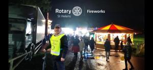 St Helens Rotary President at our last event 2021