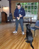 As our published speaker was unavailable, Paul Le Vine talked about working with his guide dog Sol.