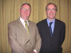 Andrew Gerrard and President Elect Ralph Webster