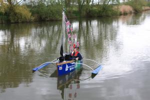 Shelterboat cruising on the Avon