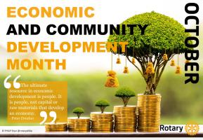 October is Economic and Community Development Month