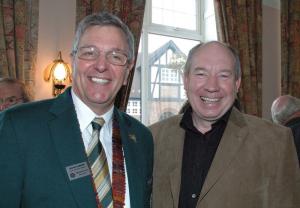 President Steve with RIBI President Alan Jagger