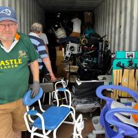 Filling another container for Fiji