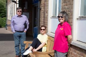 Outside bench for Epsom Hospital