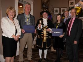 Borderland_Rotary_Paul_Harris_Fellowship_presentation_with_Town_Crier